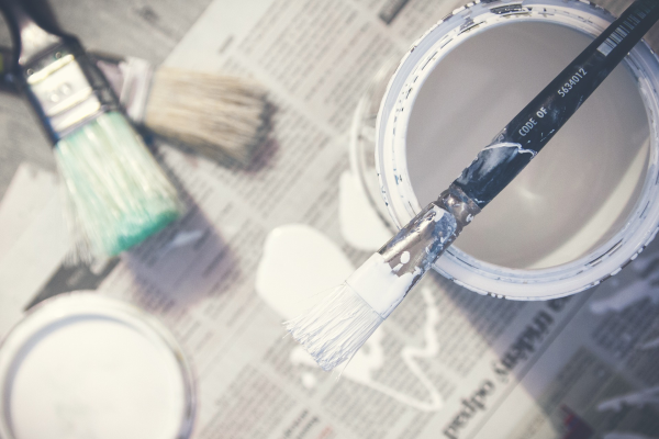 Perfection Painting transforms homes & businesses from the inside out White paint can